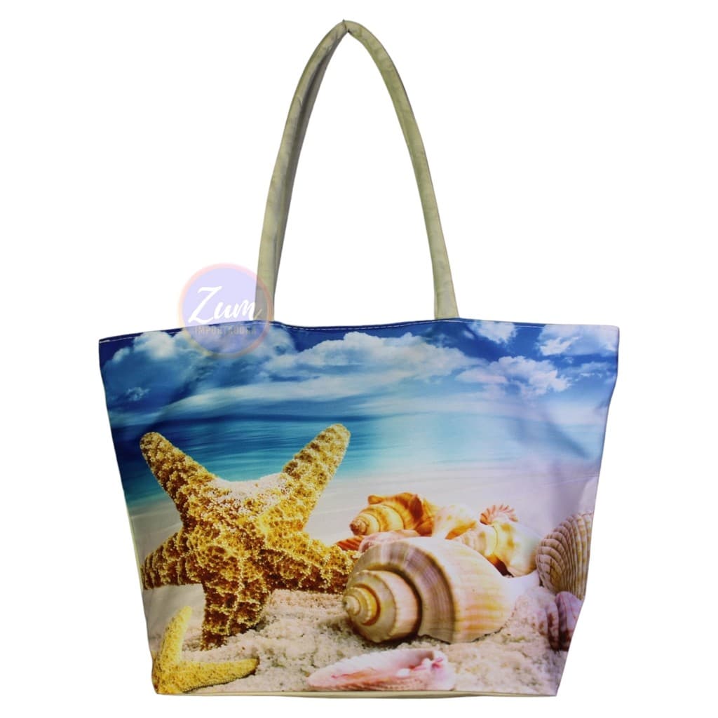 Bolsa de Praia Feminina de Pano Grande Várias Estampas Verão KD-4