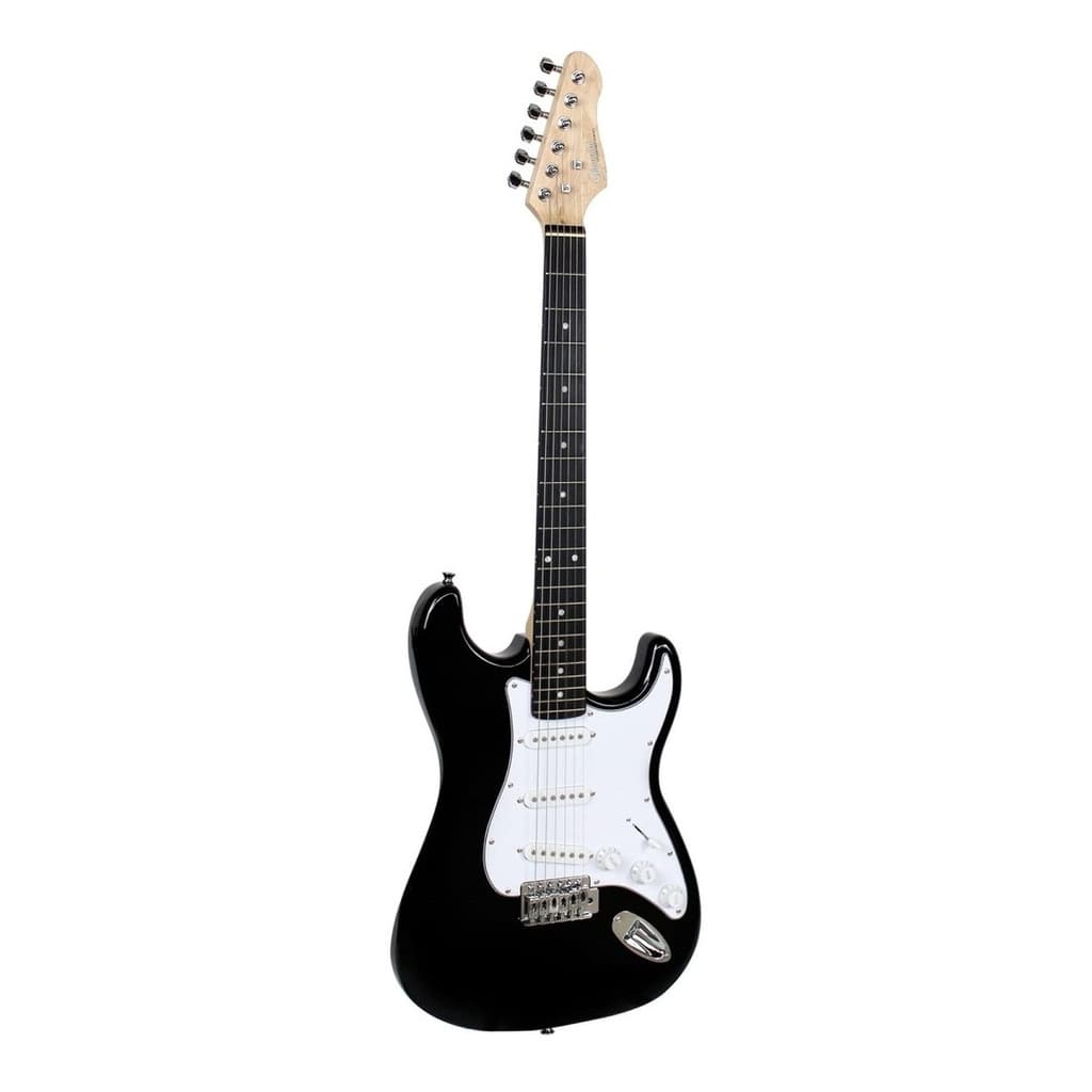 Guitarra Giannini Elétrica G-100 Black/white Strato 3 Single