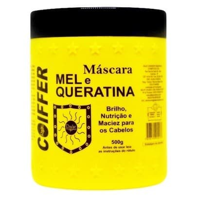 Coiffer Mel e Queratina 500g Cronograma Capilar Nutrição