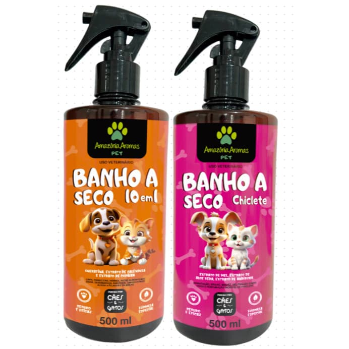 Banho a Seco Amazônia Aromas PET 500ml