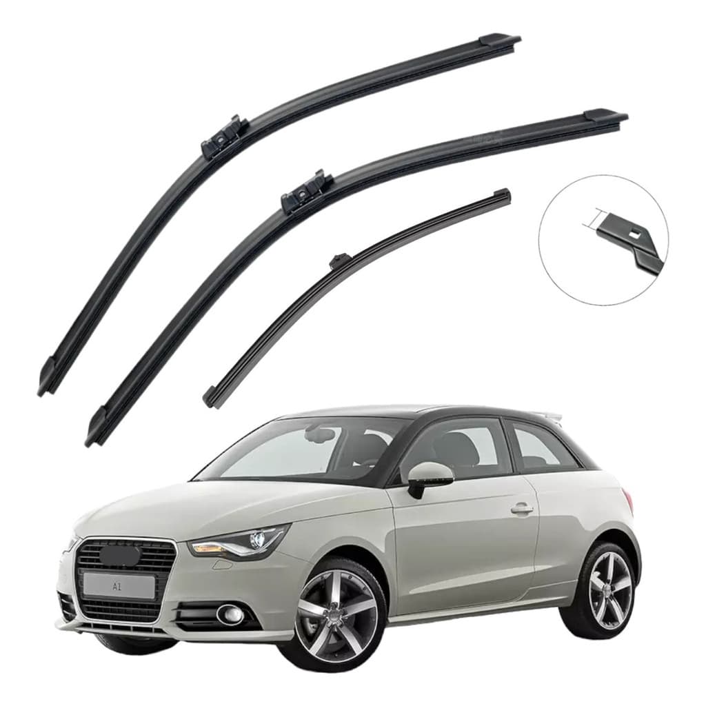 Kit Palhetas Limpador Parabrisa Silicone Audi A1 2011 À 2017