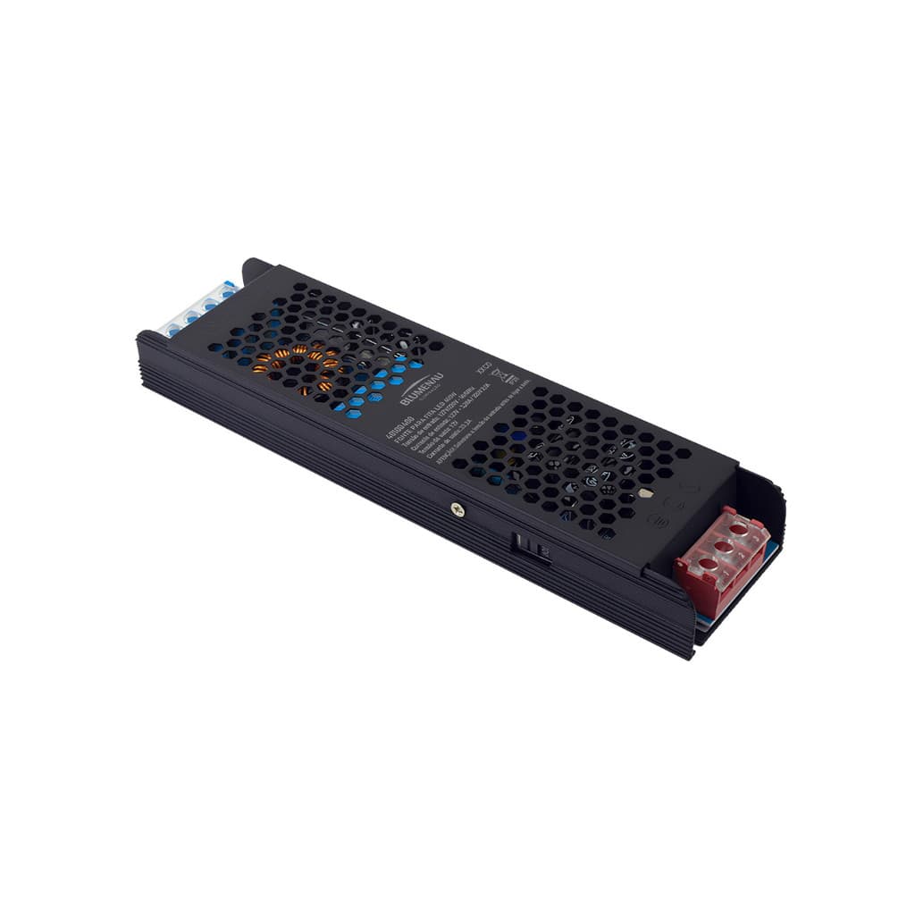 FONTE PARA FITA DE LED BLUMENAU 12V CHAVEADA 400W 33AMP BIVOLT