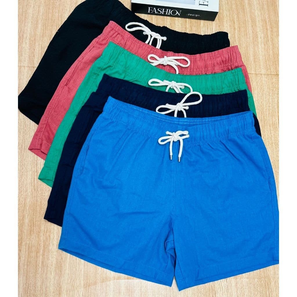 Short Bin Linho Egípcio Masculino Mauricinho Bermuda Moda Praia LANÇAMENTO rbmultishoes