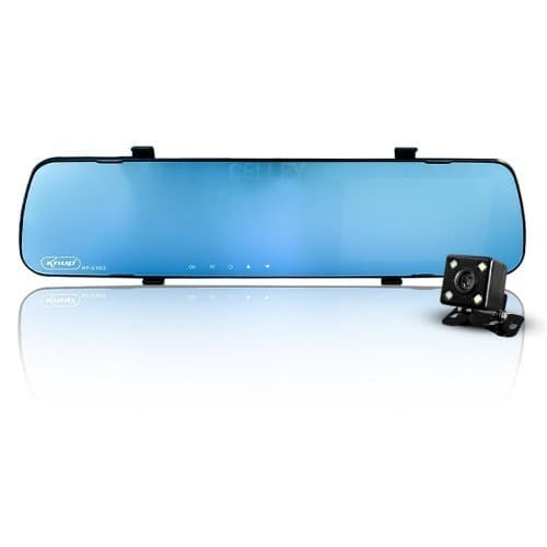 Câmera Espelho Retrovisor KP-S103 1080p Infravermelho para Frente e Trás (S14)