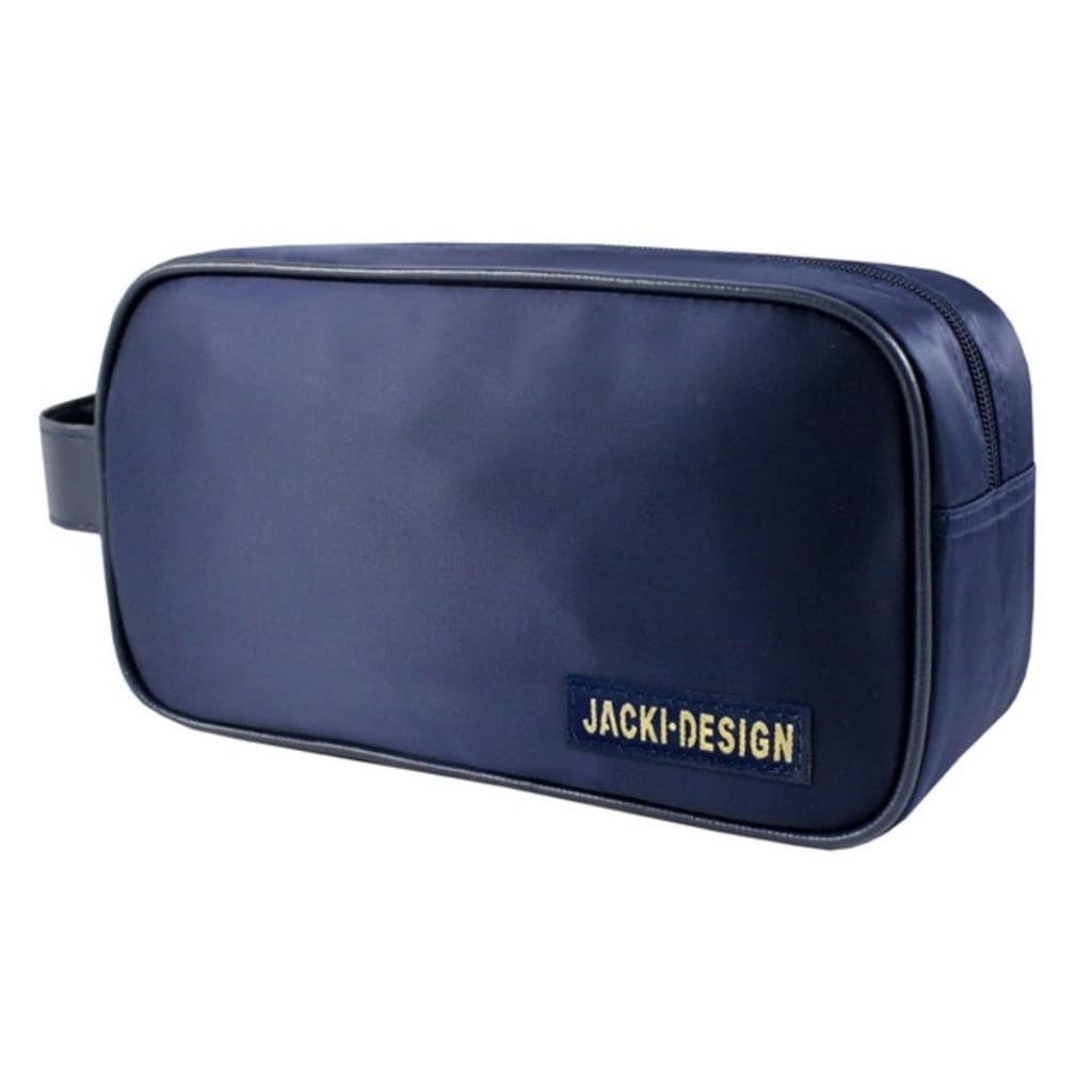 Necessaire com Alça Lateral Masculina Azul Jacki Design