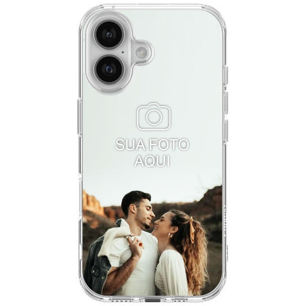 Capinha para iPhone 16 Personalizada com foto -Anti impacto