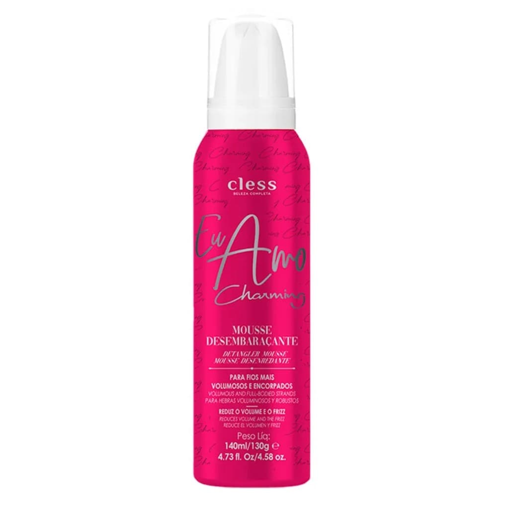 Mousse Desembaraçante Cless Eu Amo Charming 140ml