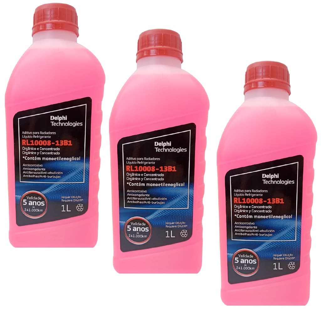 3l Aditivo Radiador Concentrado Rosa Delphi Rl10008
