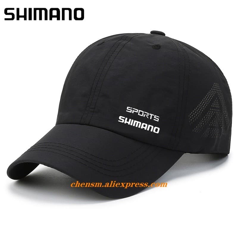 Boné De Pesca Shimano Beisebol Respirável Para Esportes Ao Ar Livre Ajustável