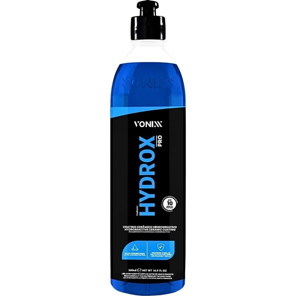 Hydrox Pro Vonixx Coating Cerâmico Hidro Repelente 500ml Hidrox Alta Concentração Ativação Por Agua