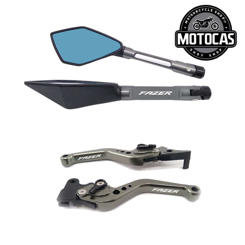 Manete Esportivo Retrovisor Fazer 150 Fazer 250 Fazer Fz15
