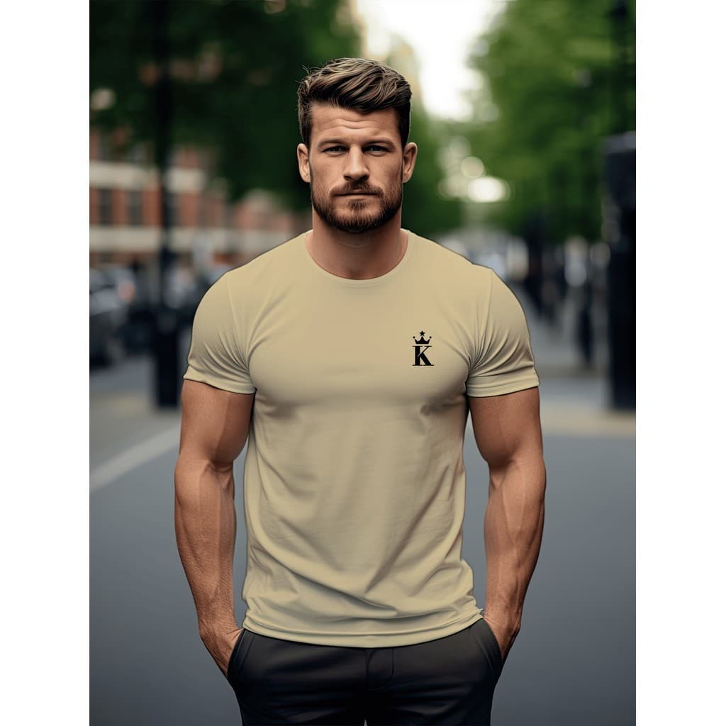 Camiseta Unissex " King K " Camisa Premium 100% Algodão