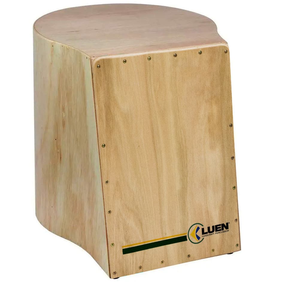 Cajon Jumbo Inclinado Madeira Natural Luen 47006 Acústico