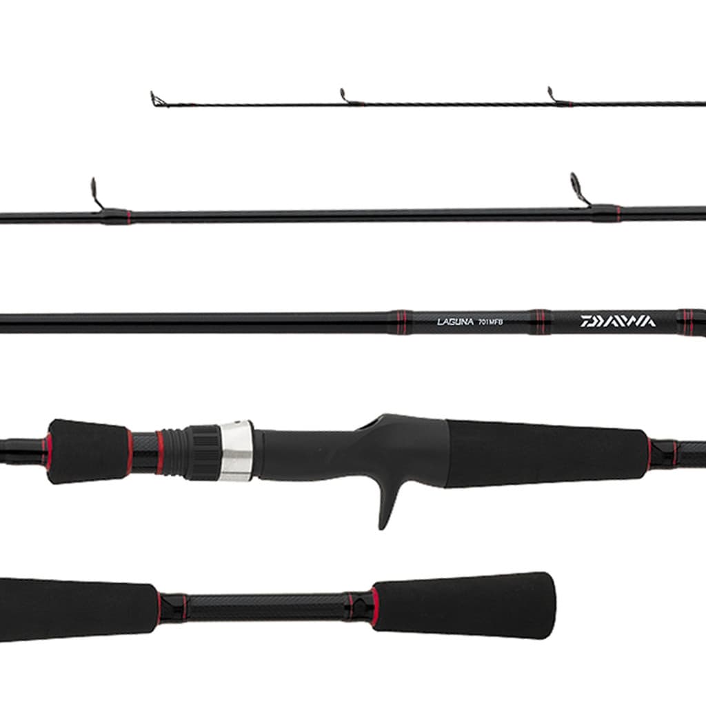 Vara de Pesca Daiwa Laguna LAG562MFB-BR 1,68m 08-16lb 2 Partes Para Carretilha
