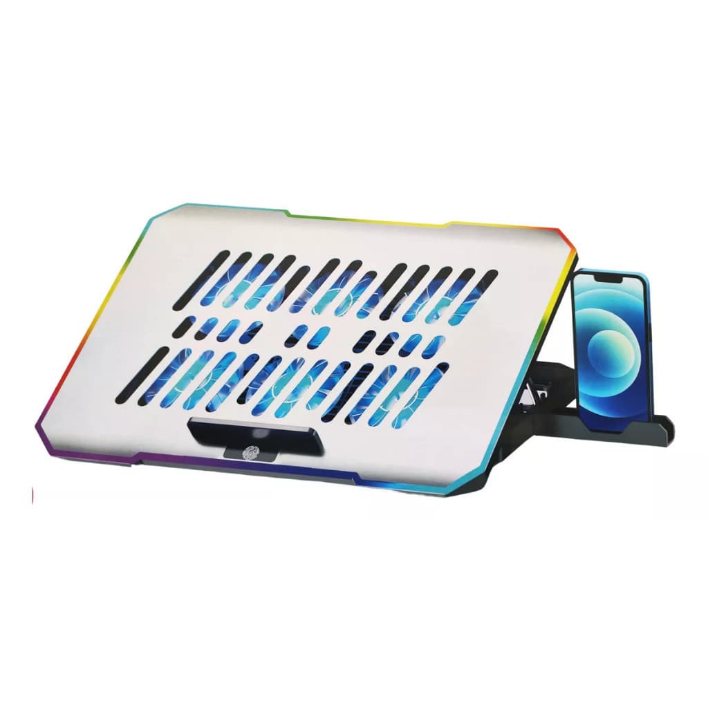 Suporte Notebook Celular Gamer 10 Rgb 6 Cooler OR-SP243