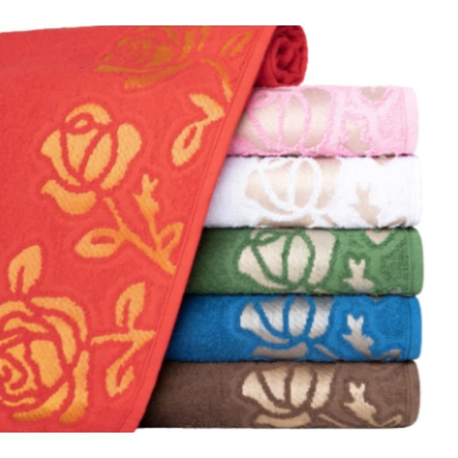 KIT 2 Toalhas Banho Gigante 100% Algodão Luxo Monique 75x150cm Alta Absorção 400G