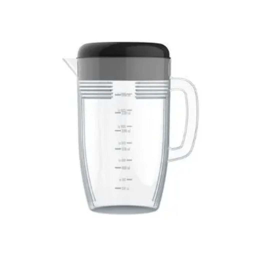 Jarra Plástica 2L Tampa Preta Versátil Prático Cozinha Para Sucos Saudável