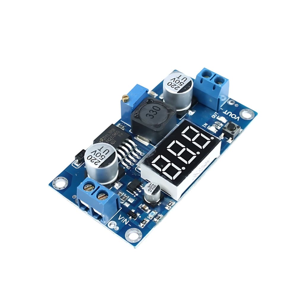 Regulador De Tensão Ajustável LM2596 DC-DC Display Step Down