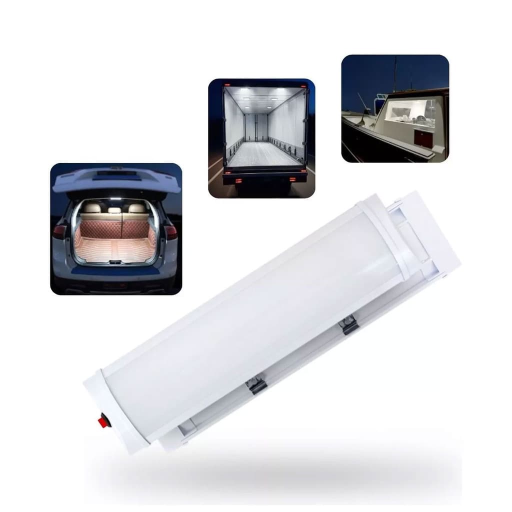 Luz Led Luminaria Bivolt 12v 24v Carro Caminhão