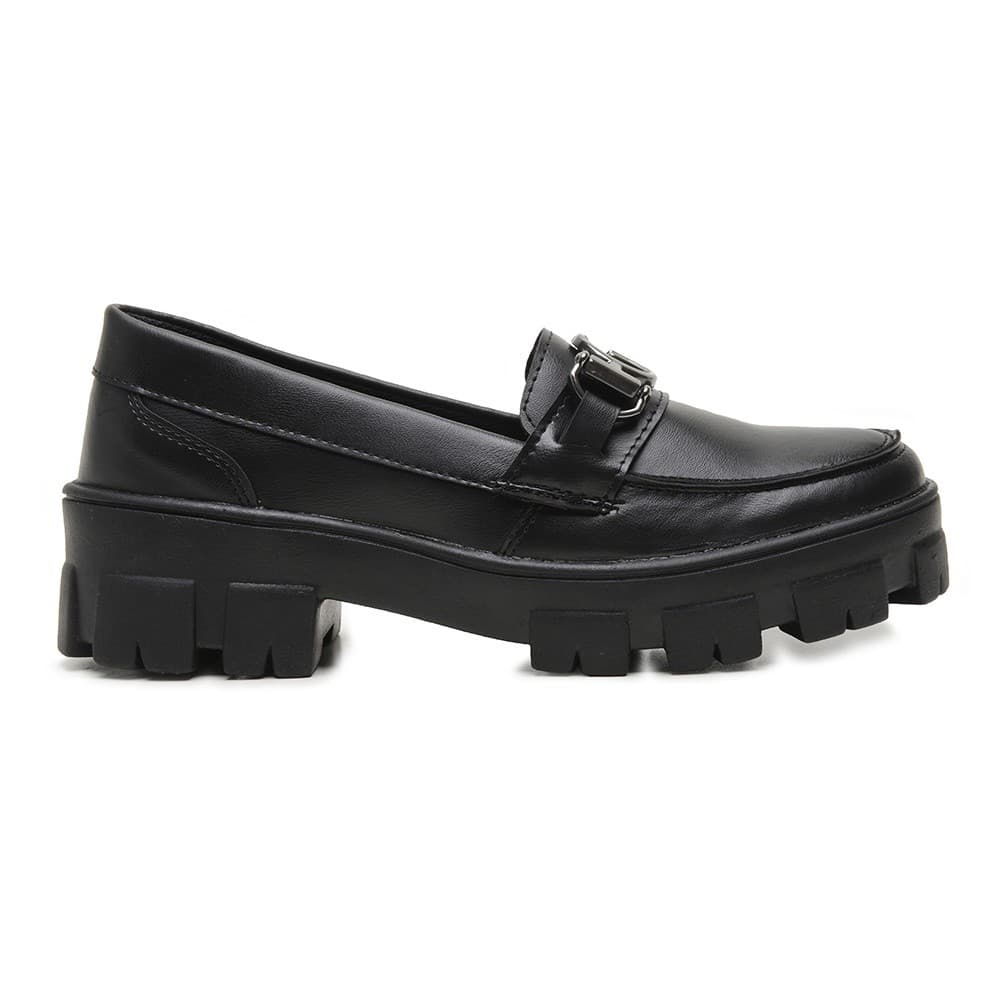 Mocassim Feminino Tratorado Oxford Plataforma Fashion