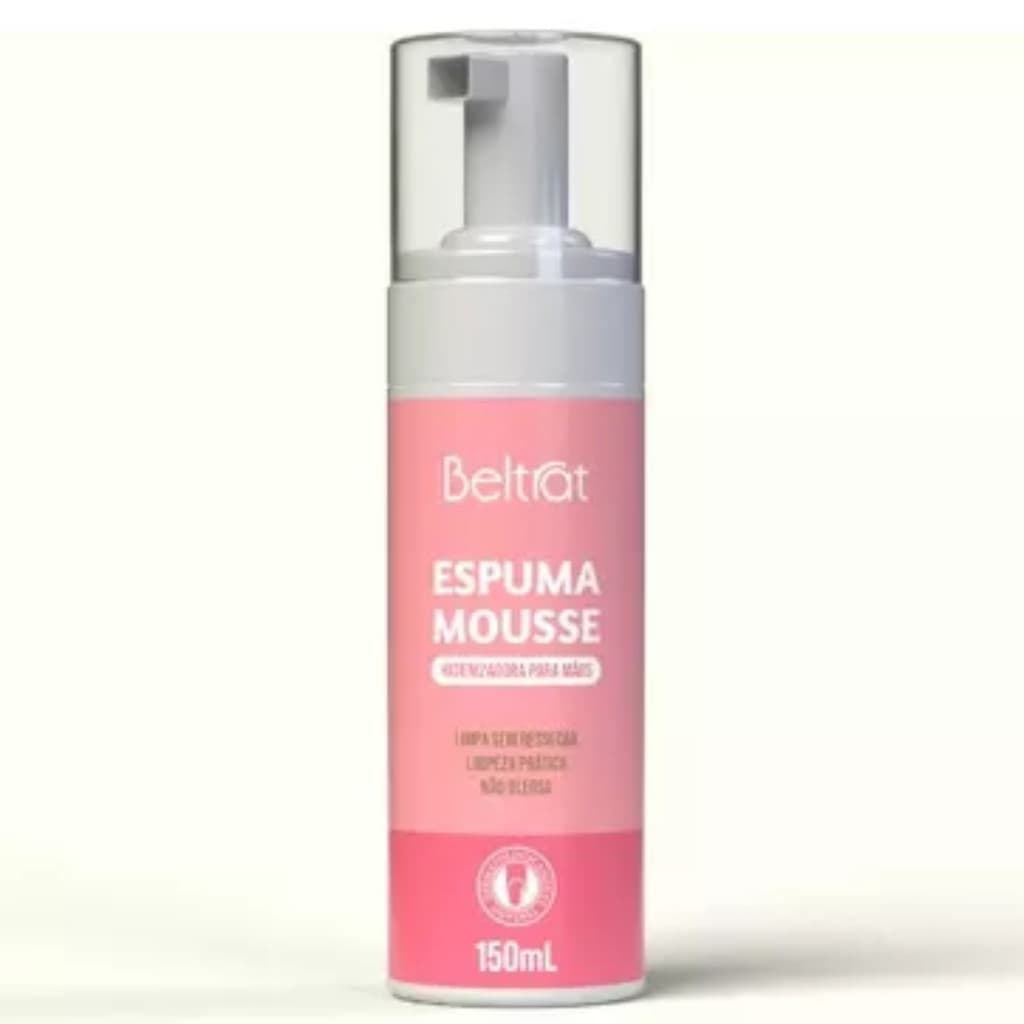 ESPUMA MOUSSE HIGIENIZADORA PARA MAOS BELTRAT 150ML