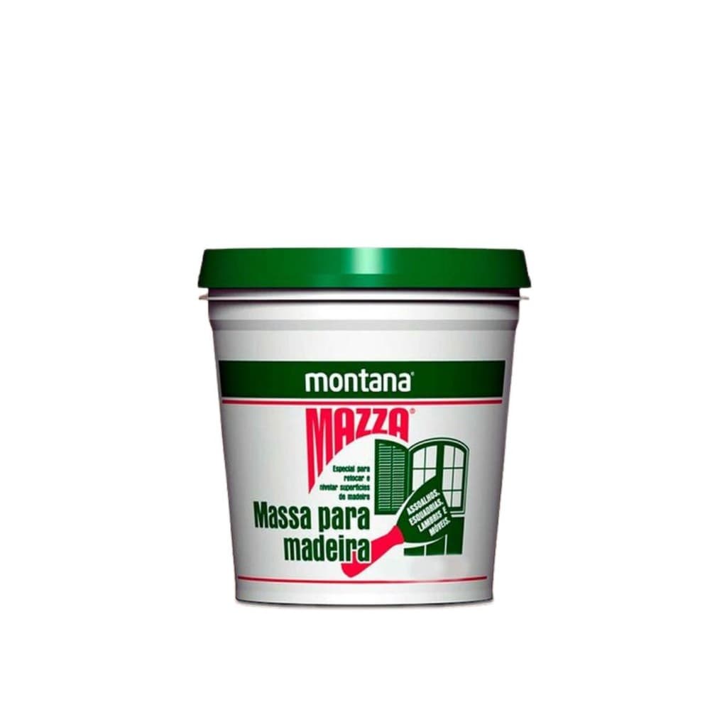 Massa Mazza para Retocar e Nivelar Madeira Montana 400g Castanho