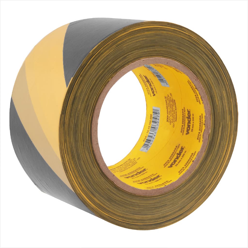 Fita zebrada sem adesivo 70 mm x 200 m - Vonder
