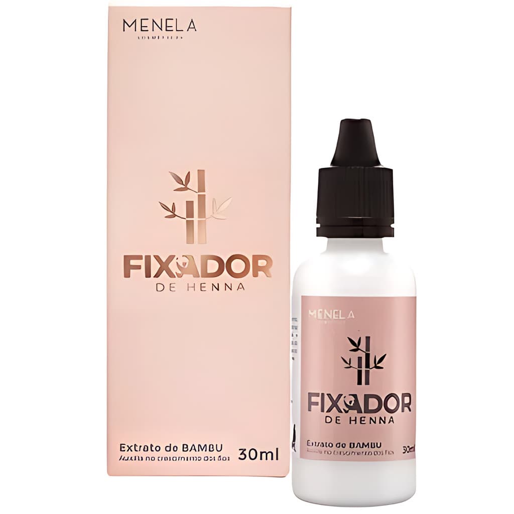 Fixador De Henna Menela Com Extrato de Bambu Diluidor 30 ml