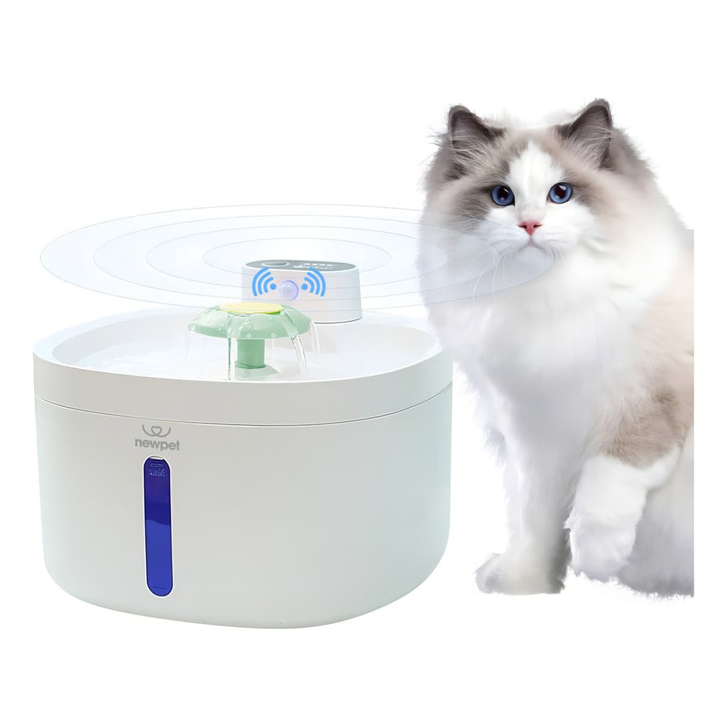 NewPet sensor sem fio bebedouro fonte para gato cão 2.6l NP888