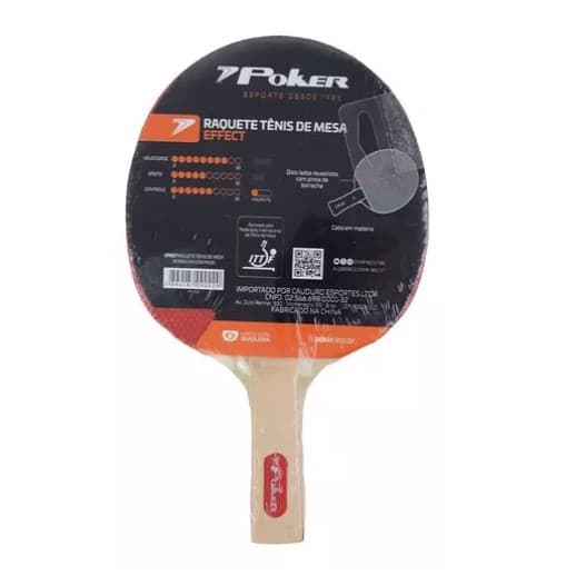Raquete Ping-Pong  Tênis De Mesa  Effect Poker