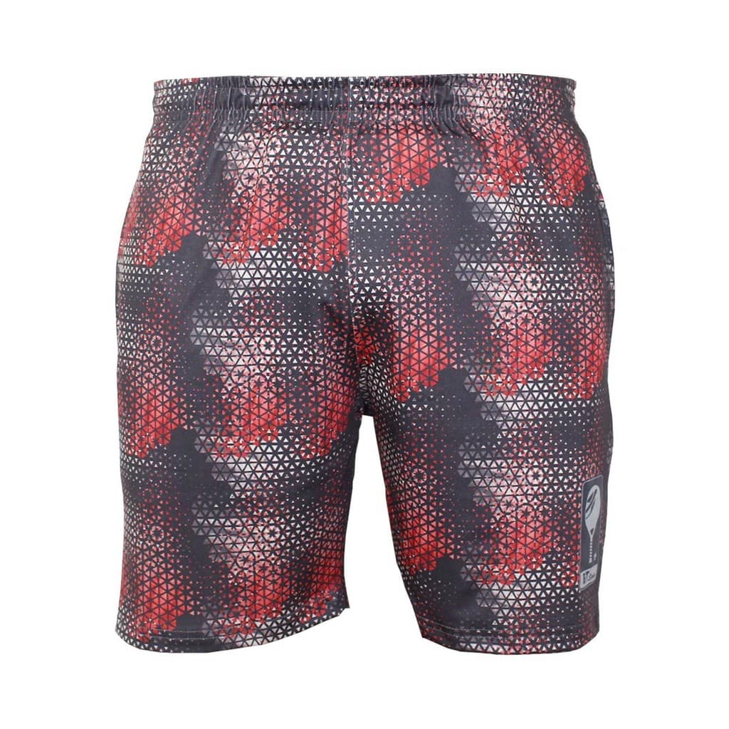 Bermuda Mormaii Masculina Sublimada Beach Tennis Series Vermelha Cyber