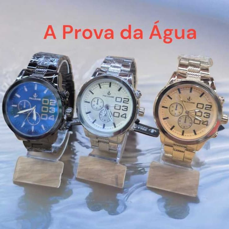 Relógios Pallyjane Masculino, a Prova da Água, Acompanha a Caixinha da Marca.