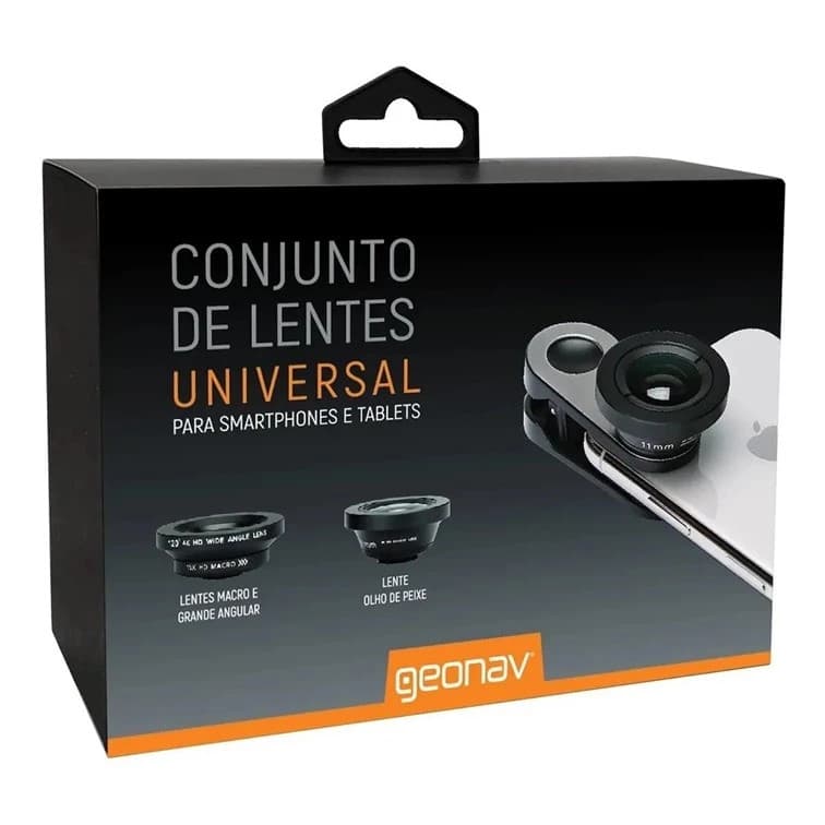 Conjunto de Lentes Universal Para Smartphone Tablet Geonav
