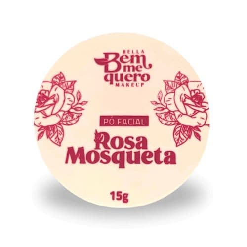 Pó Facial Rosa Mosqueta  - Bella Bem Me Quero