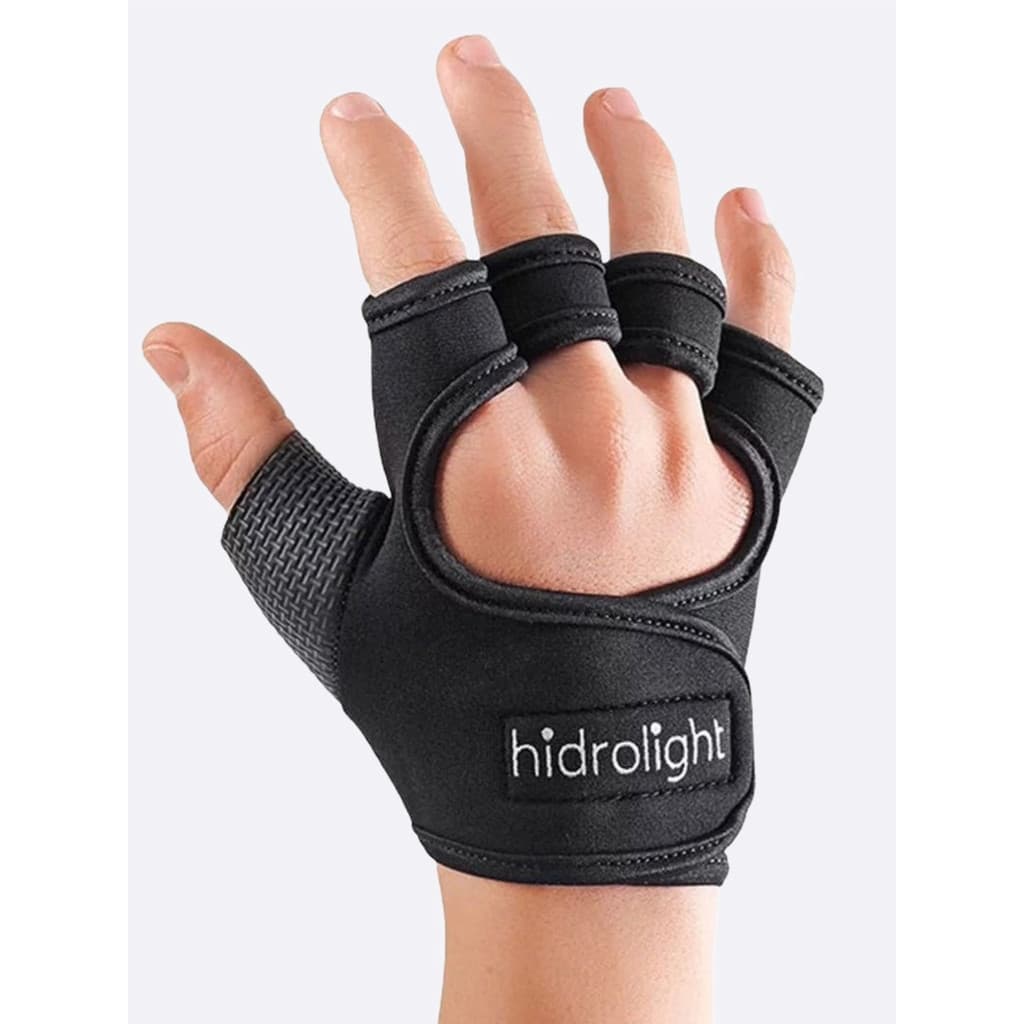 Par de Luvas Hidrolight Neoprene Musculação Unissex Preta