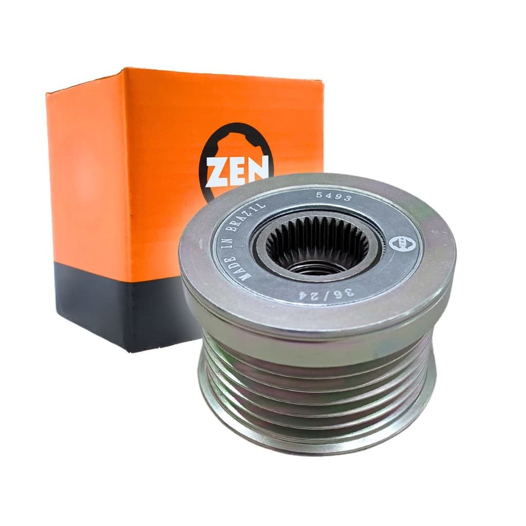 Polia Roda Livre Alternador 6 Filetes Para Up Fox Golf Jetta Polo Audi A3 Zen F00M147800