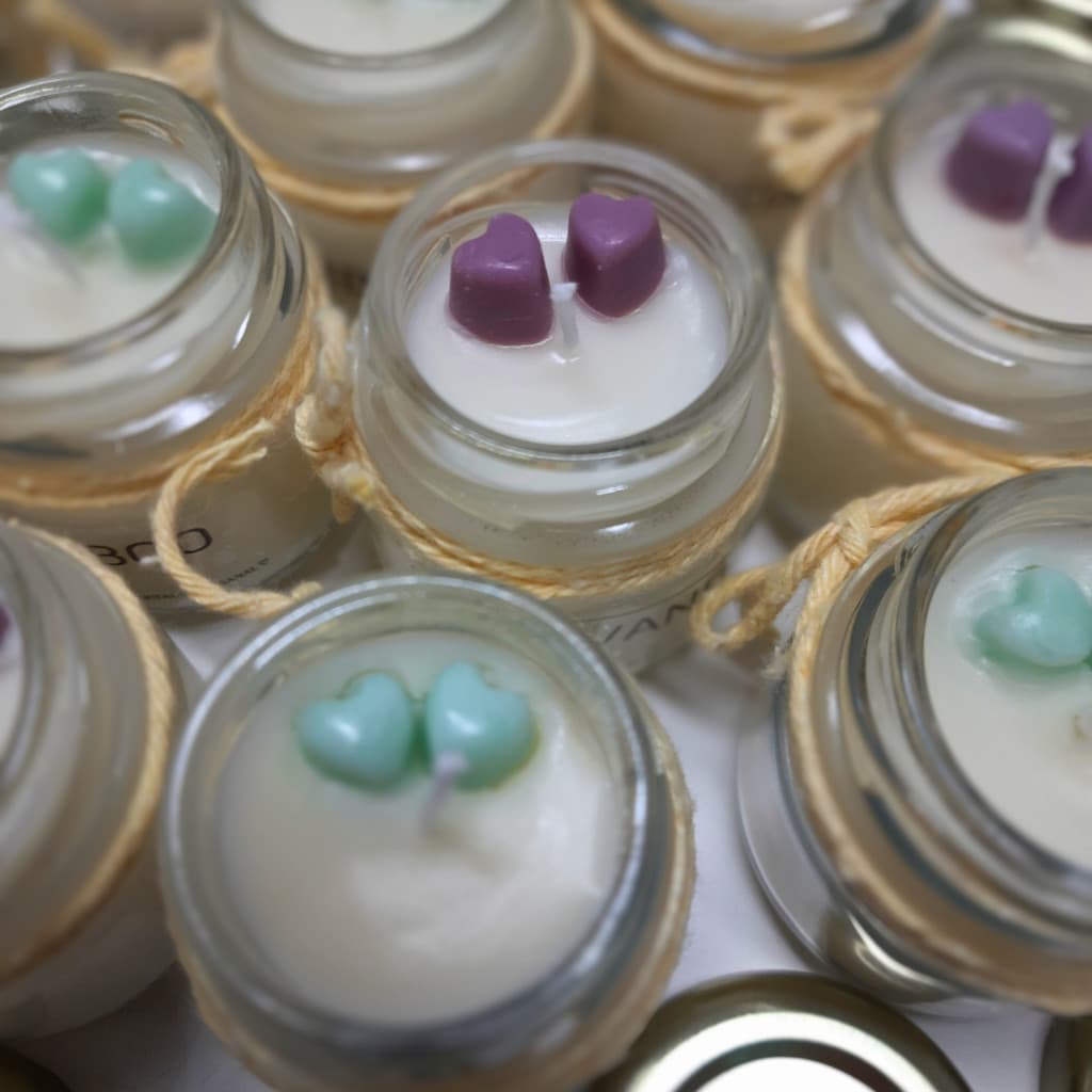 Mini Vela Aromática Vela Artesanal Perfumada Vela Lembrancinha Presente 40g