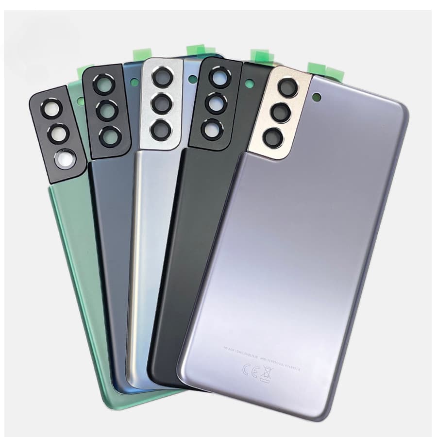 S21 Plus 5G Capa De Vidro Traseira Para Samsung Galaxy S21 + 5G Porta Substituição Bateria Caso , Com Lente Da Câmera