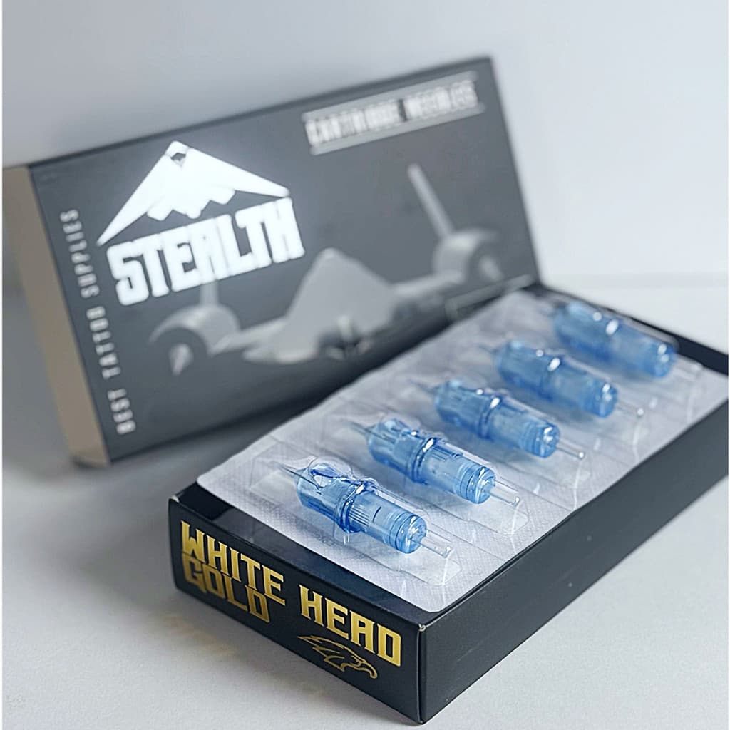 5 Cartuchos Stealth Fine Line 0.8 White Head Unidade
