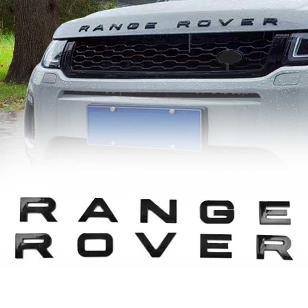Range Rover Letters Emblem Car Stickers Evoque Velar Sport SVR Rear Tail Emblem Car Stickers