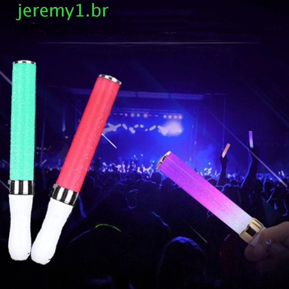 JEREMY1 Glow Sticks , Bastões De Luz LED Criativos Portáteis Piscantes Coloridos Comutáveis De 15 Cores
