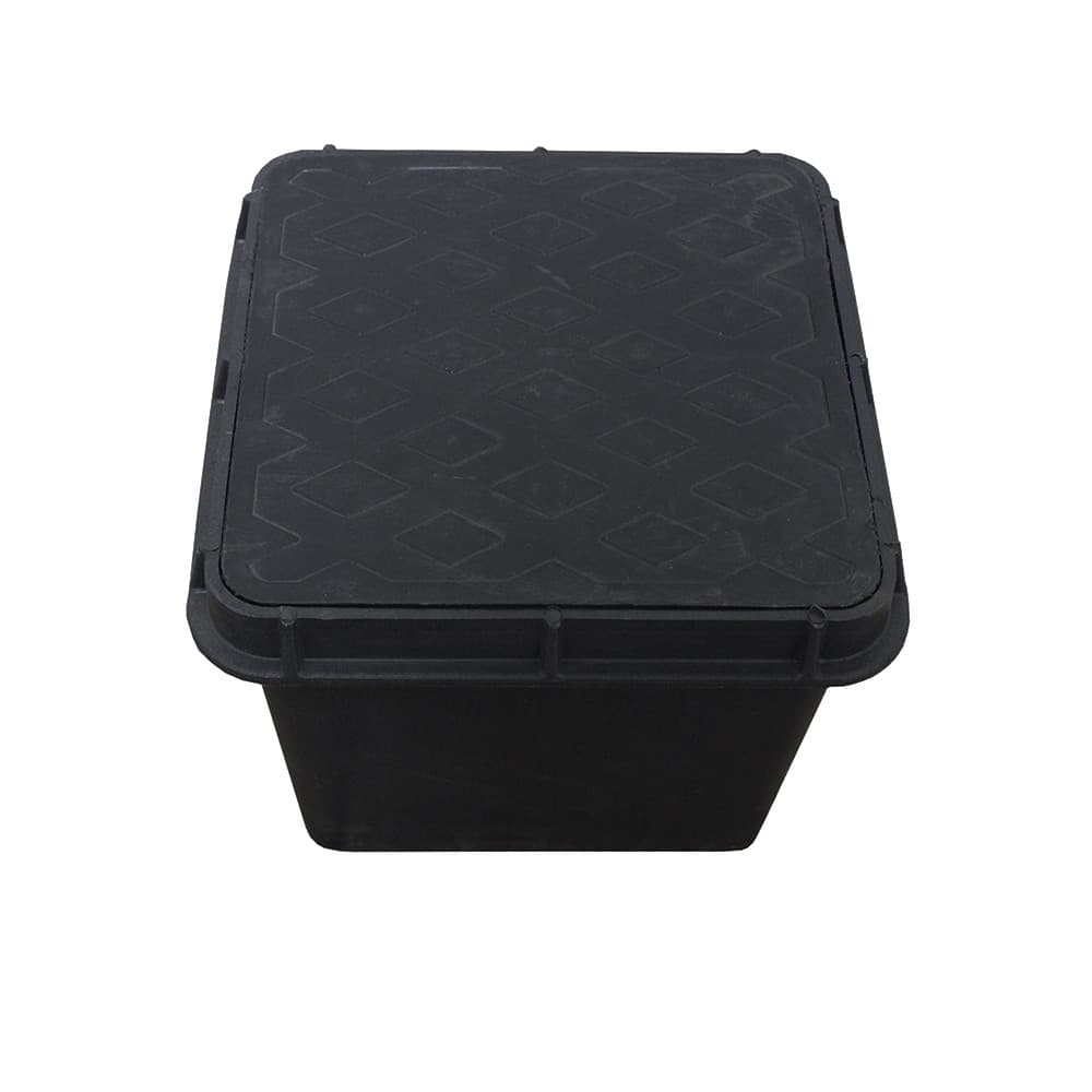 Kit 3 Caixa Com Tampa P/ Aterramento Inspeção 25cm Reforçada