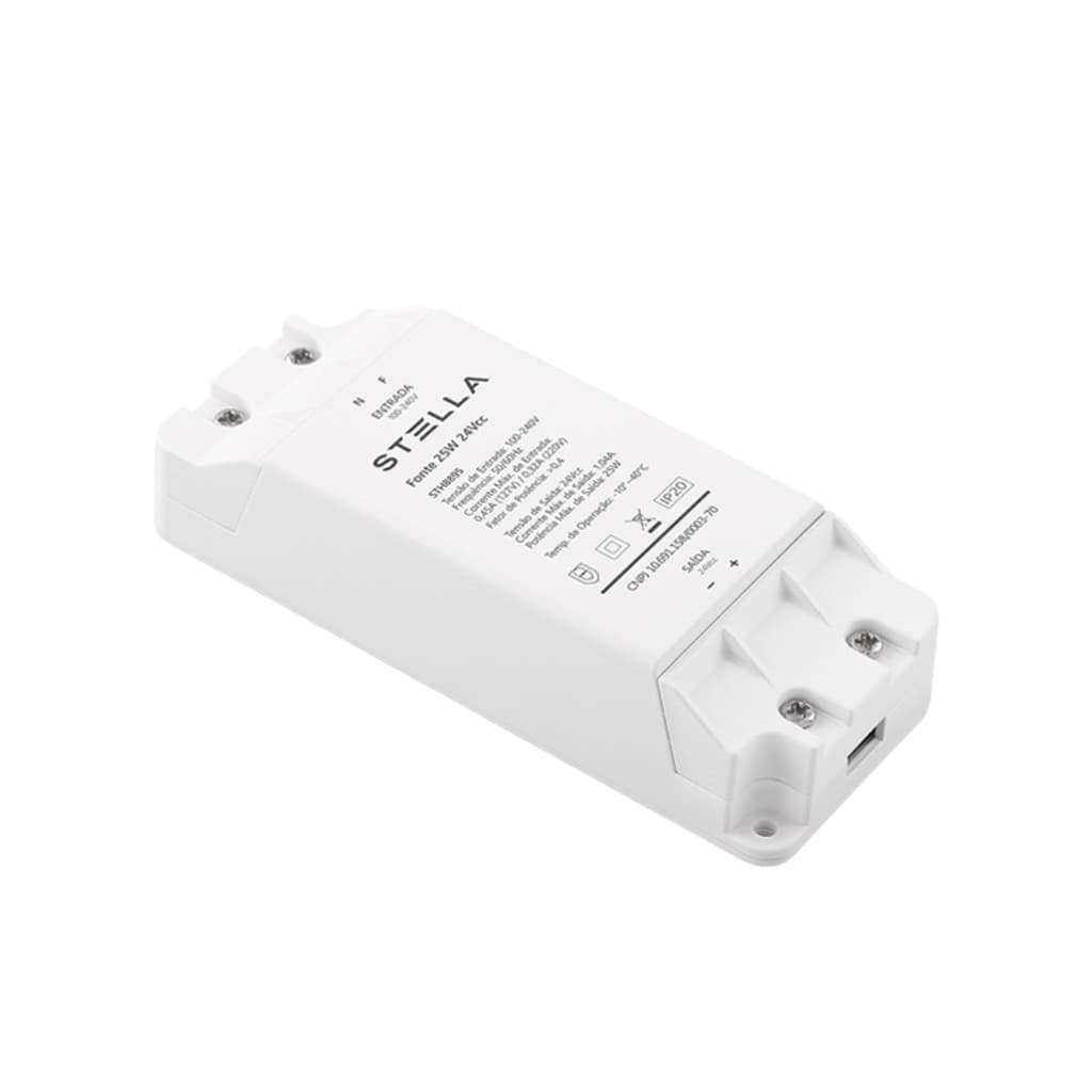 FONTE PARA FITA DE LED  STELLA 12V 25W BIVOLT STH8891
