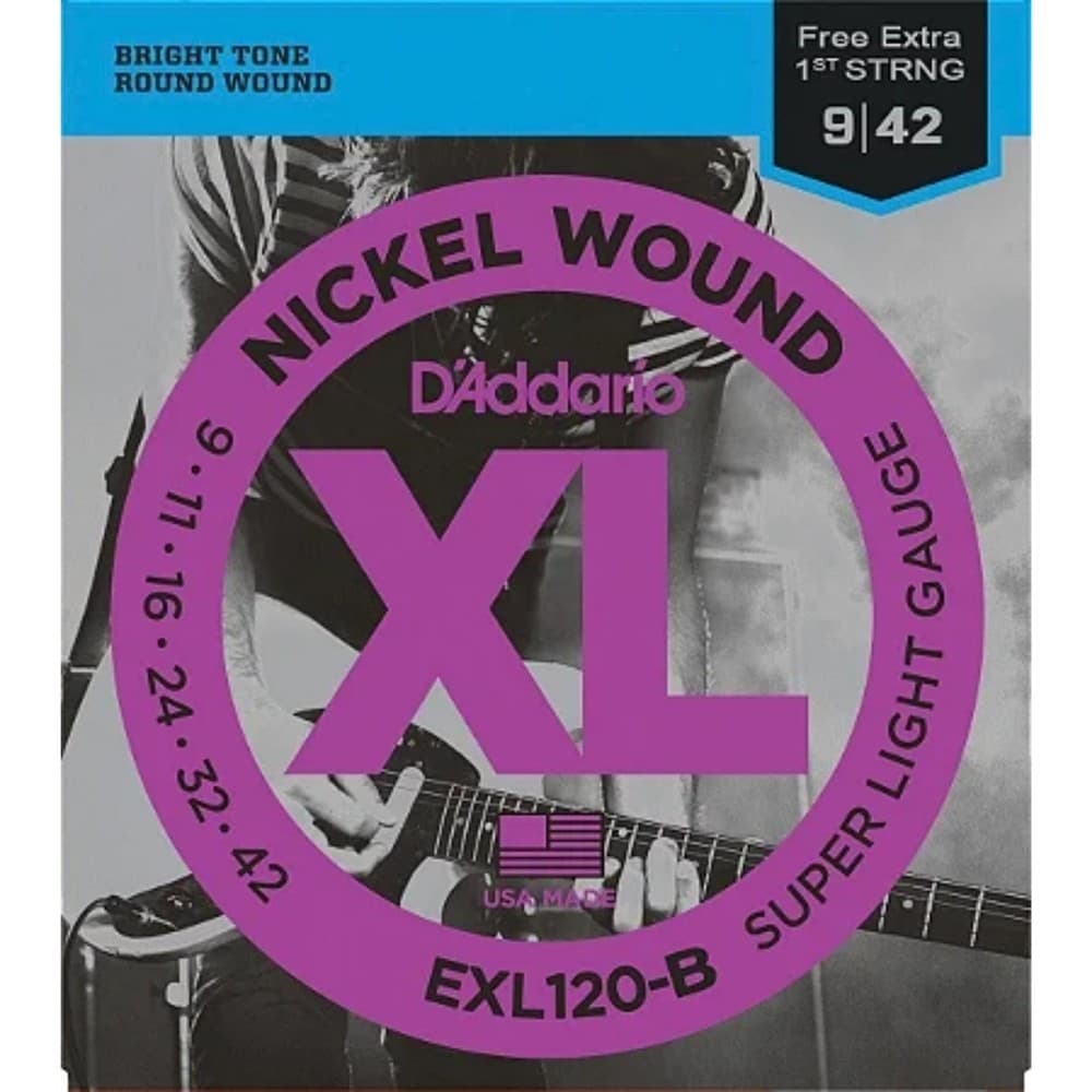Encordoamento para Guitarra D'ADDARIO - EXL120 09 42