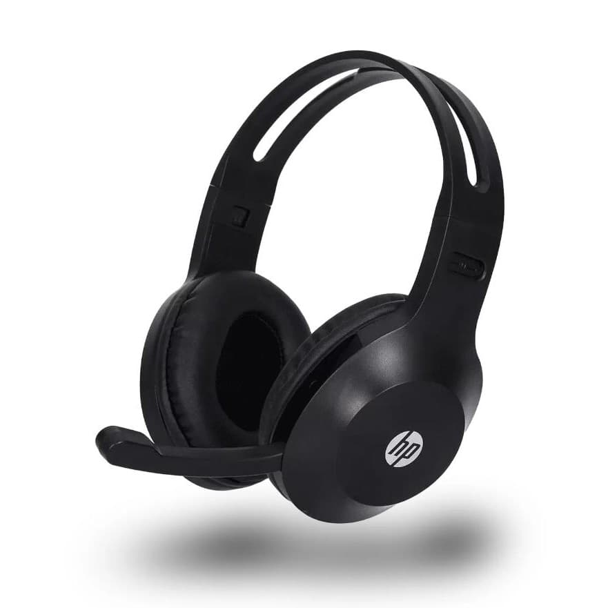 Headset HP com Microfone e Conexão P2 3,5mm – Cabo 2m, Áudio HD e Controle de Volume