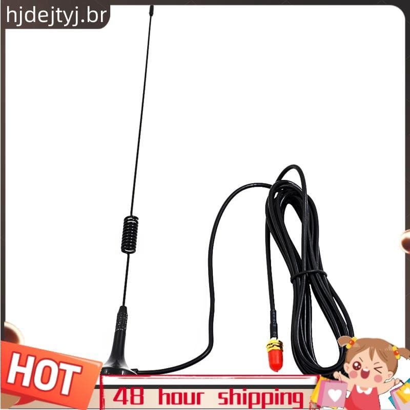 Antena Magnética De Banda Dupla Para Carro UT-106UV SMA-Fêmea Walkie Talkie UV-5R-82 9R