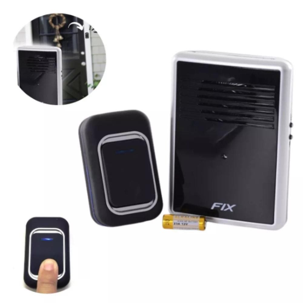 Campainha Sem Fio Residencial Bivolt Alcance Resistente Água