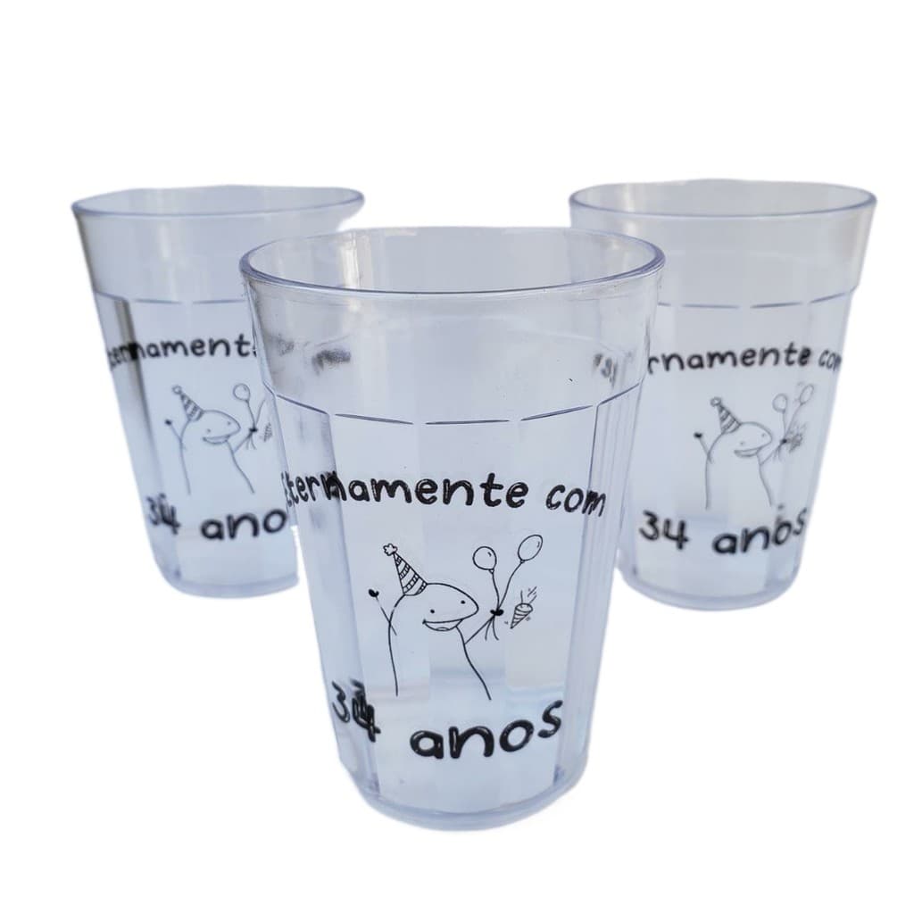 kit de 30 copos americano personalizados. ( acrílico )