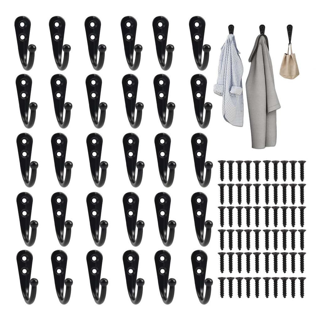 30 Ganchos Para Pendurar Roupas , Banheiro , Vestiário , Sauna