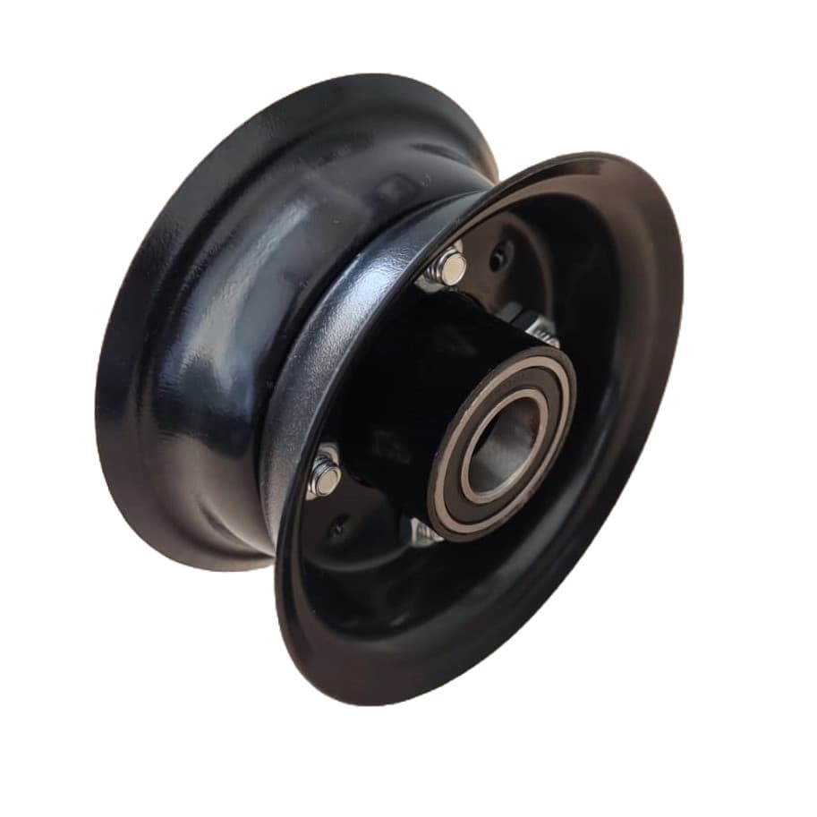 Roda 3.50-4 Com Rolamento 6004 de 7/8" Aplicado Pneu 250.4 / 4.10-4